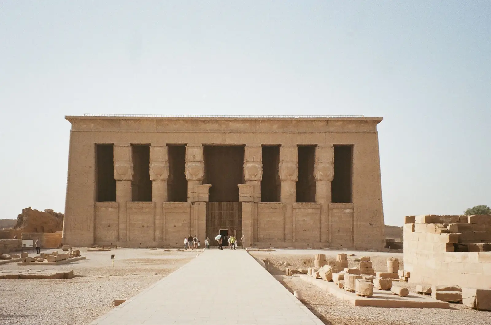 Temple of Seti I carved reliefs in Luxor