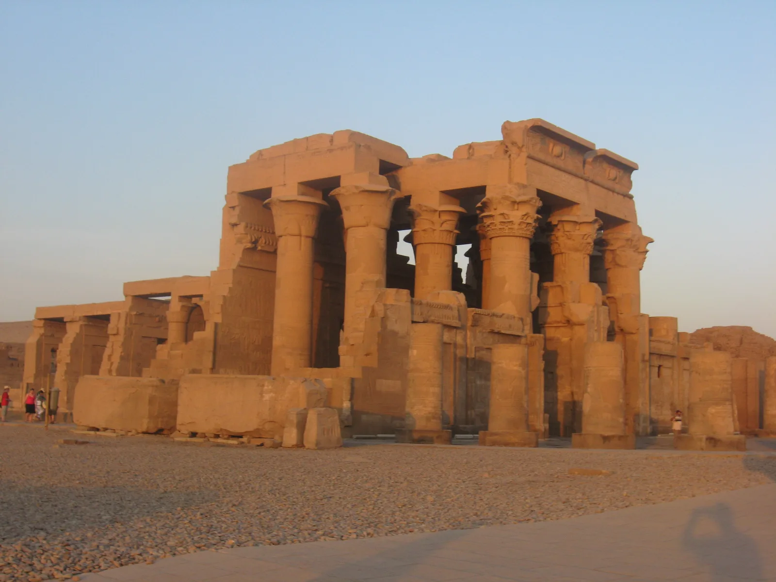 A temple at Kom Ombo in Aswan, Egypt