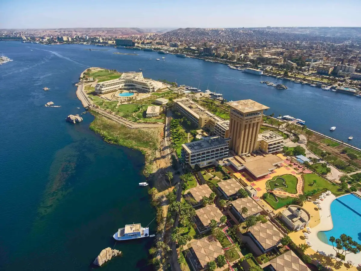 Mövenpick Resort Aswan, Elephantine Island, Aswan, Egypt — Nile-view