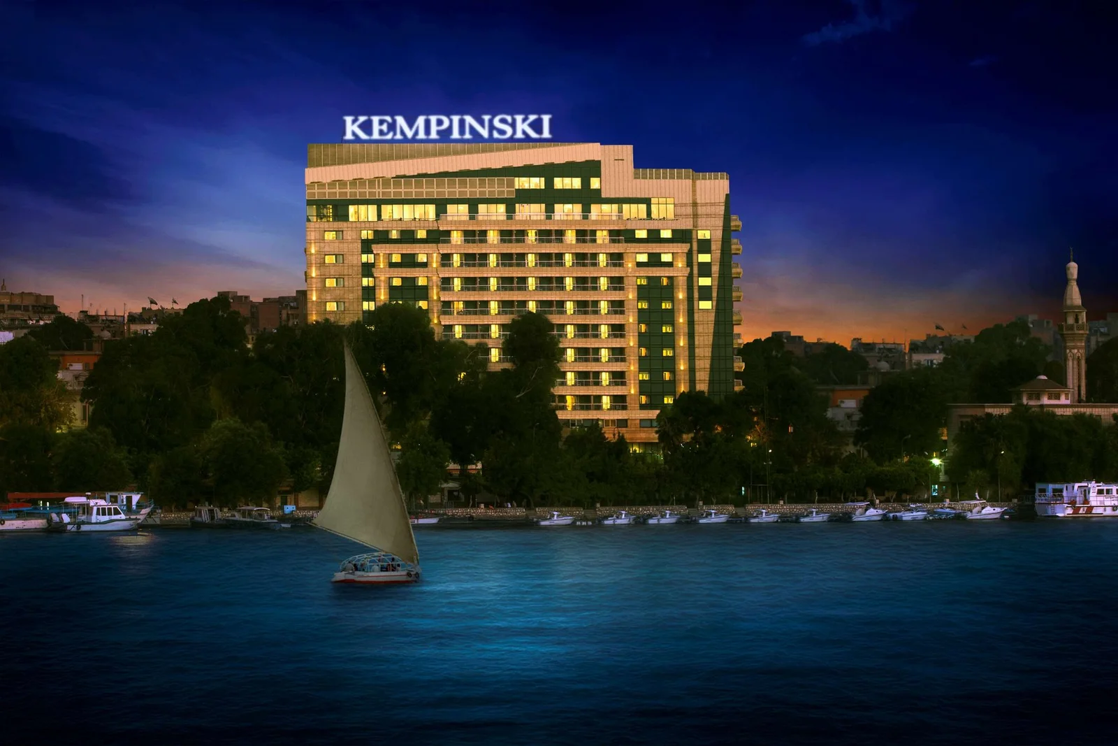Kempinski Nile Hotel Cairo, Garden City, Cairo, Egypt — Nile-view