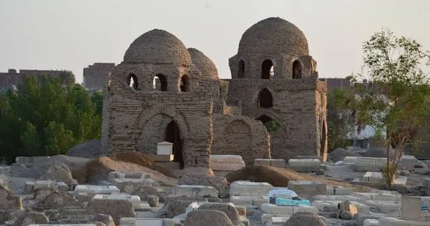 Fatimid Cemetery beehive domed tombs in Aswan