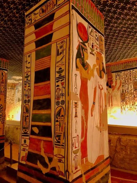 Valley of the Queens tomb entrances in Luxor