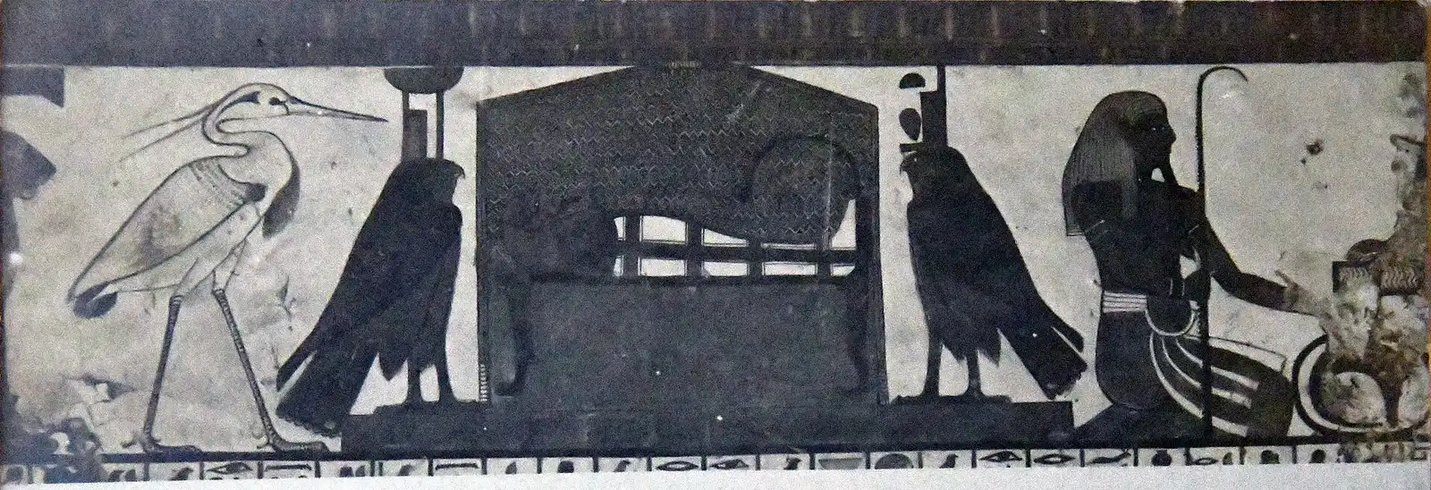 Tomb of Nefertari (QV66) in the Valley of the Queens, early twentieth century photograph