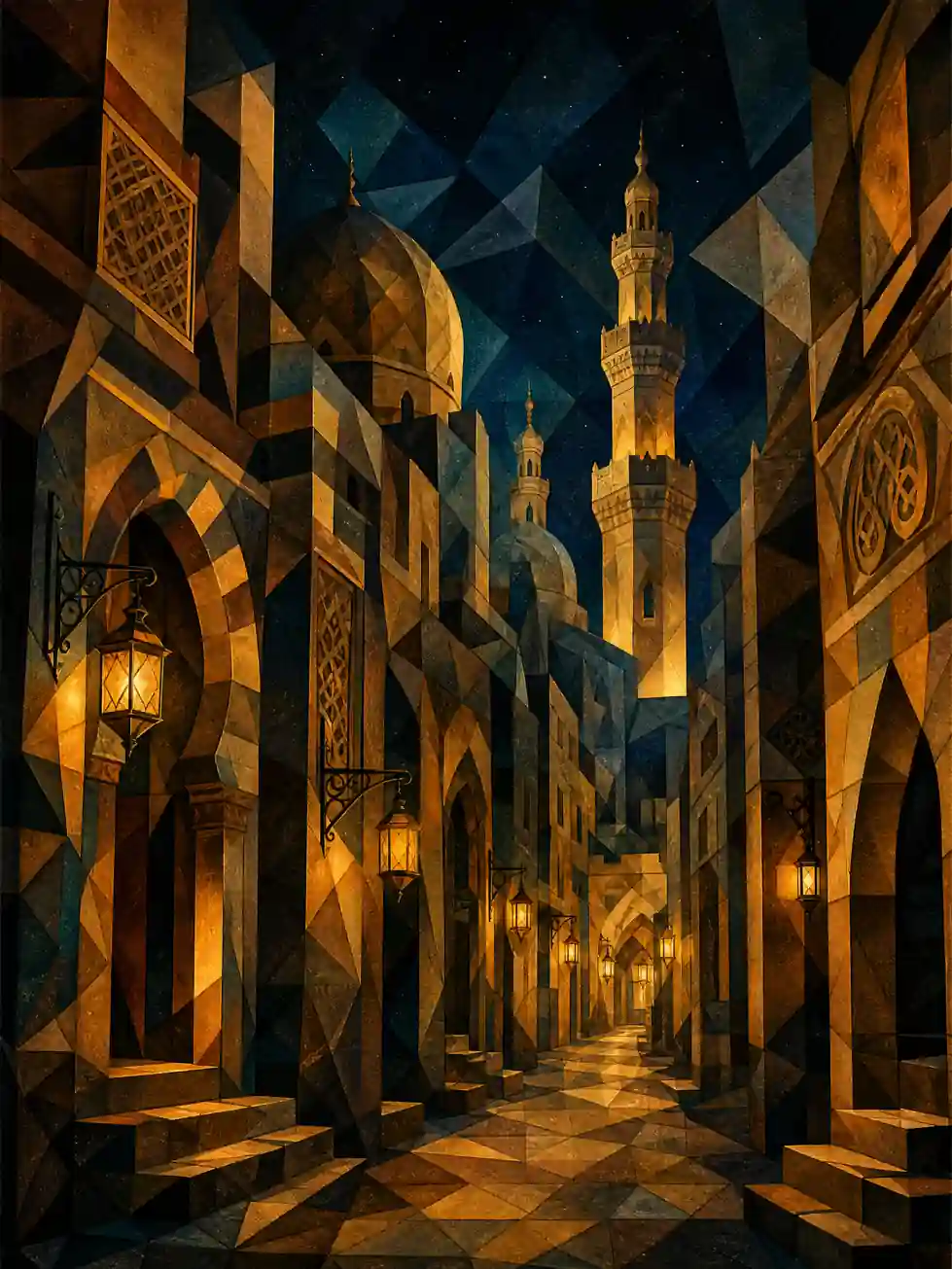 El-Moez District Night Walk